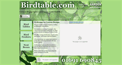 Desktop Screenshot of birdtable.com