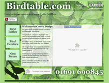 Tablet Screenshot of birdtable.com
